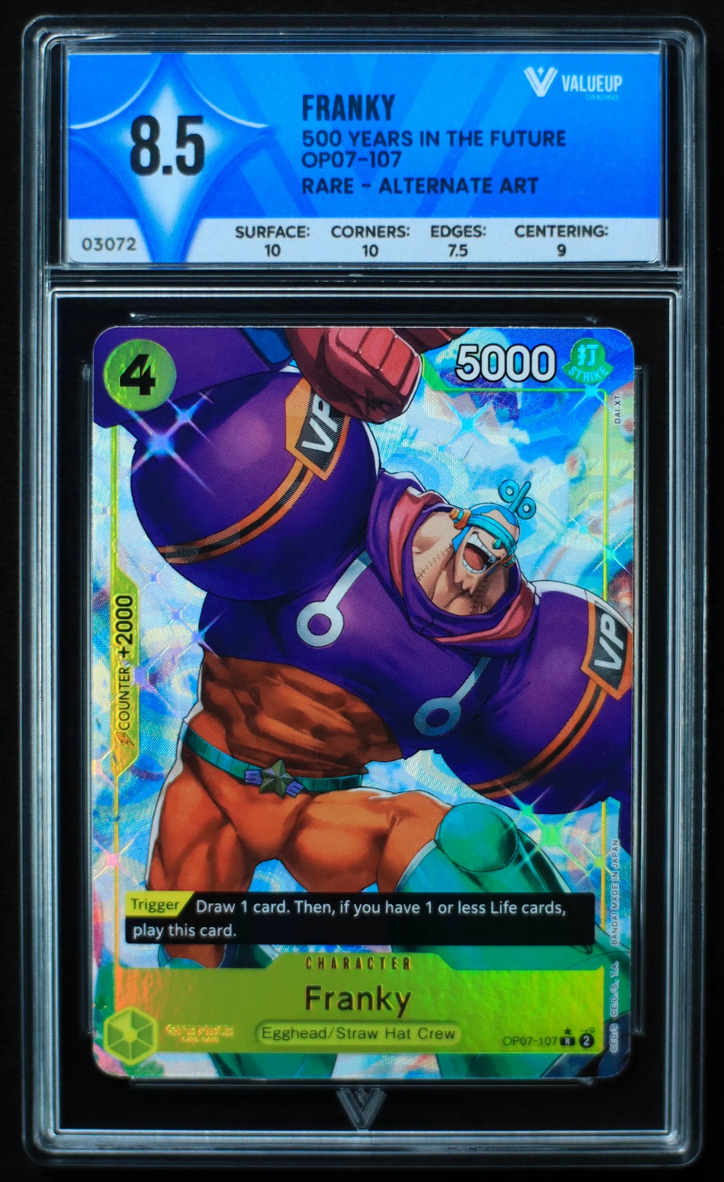 03072 FRANKY Grading Card