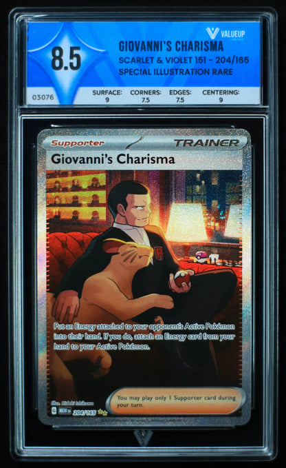 03076 GIOVANNI'S CHARISMA Grading Card