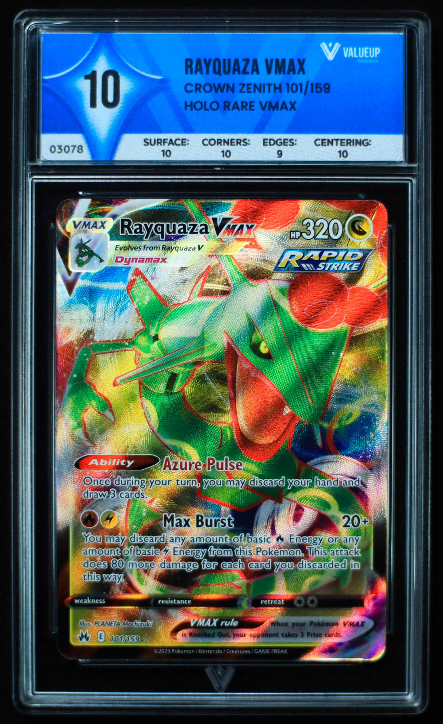 03078 RAYQUAZA VMAX