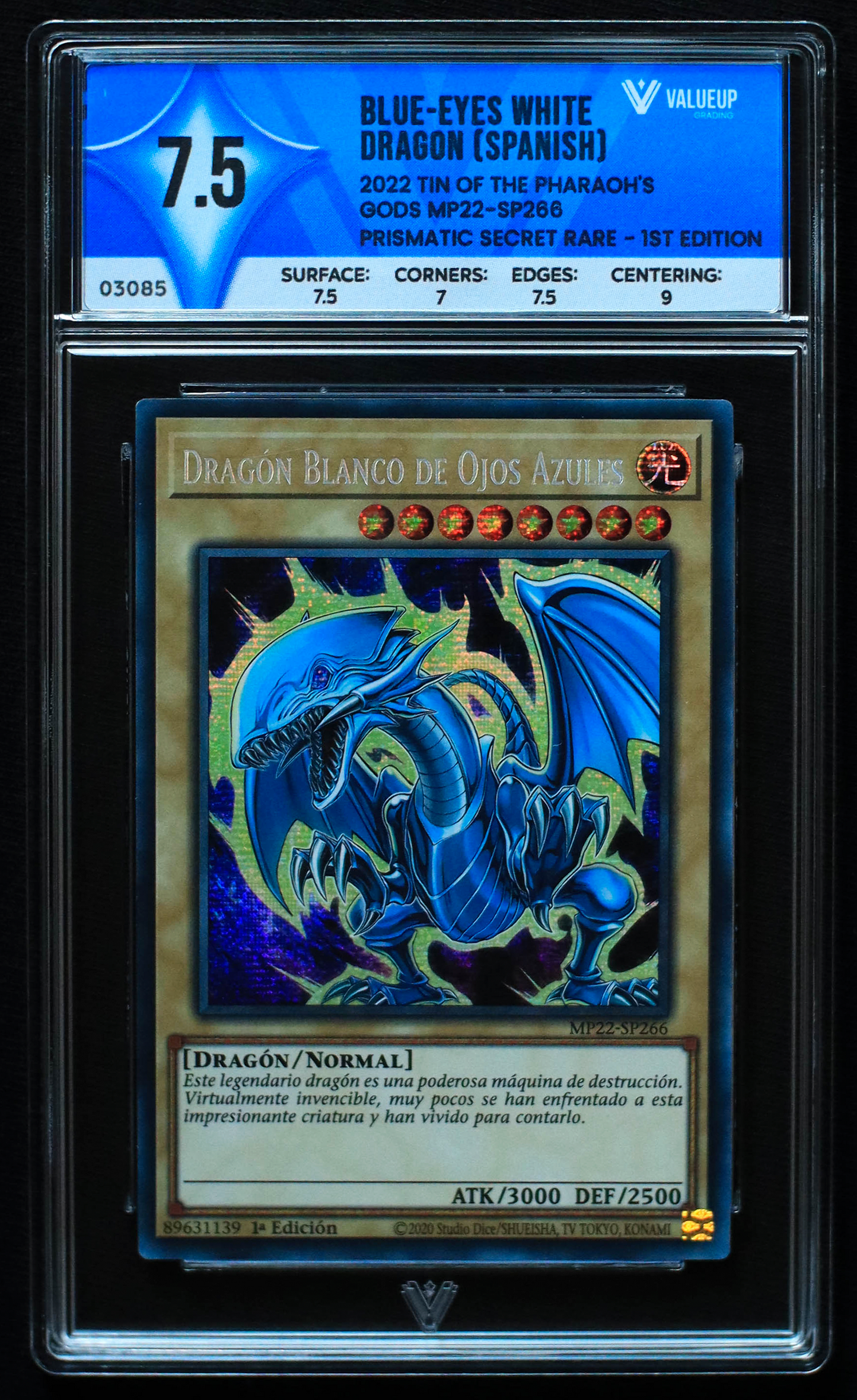 03085 BLUE-EYES WHITE DRAGON (SPANISH)