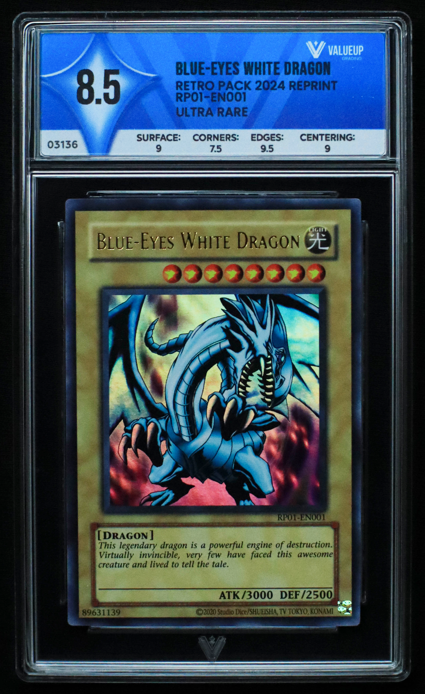 03136 BLUE-EYES WHITE DRAGON