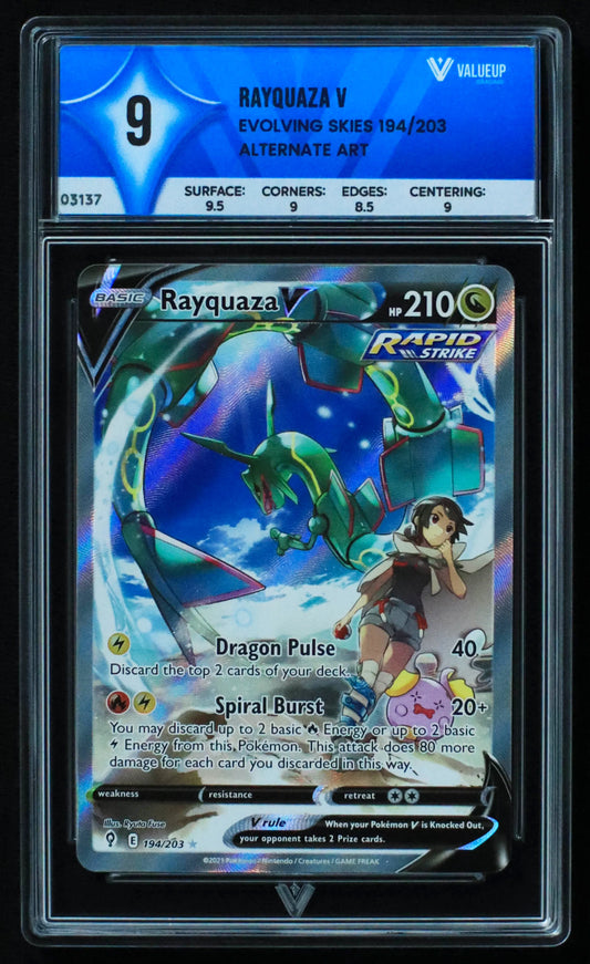 03137 RAYQUAZA V - ValueUp