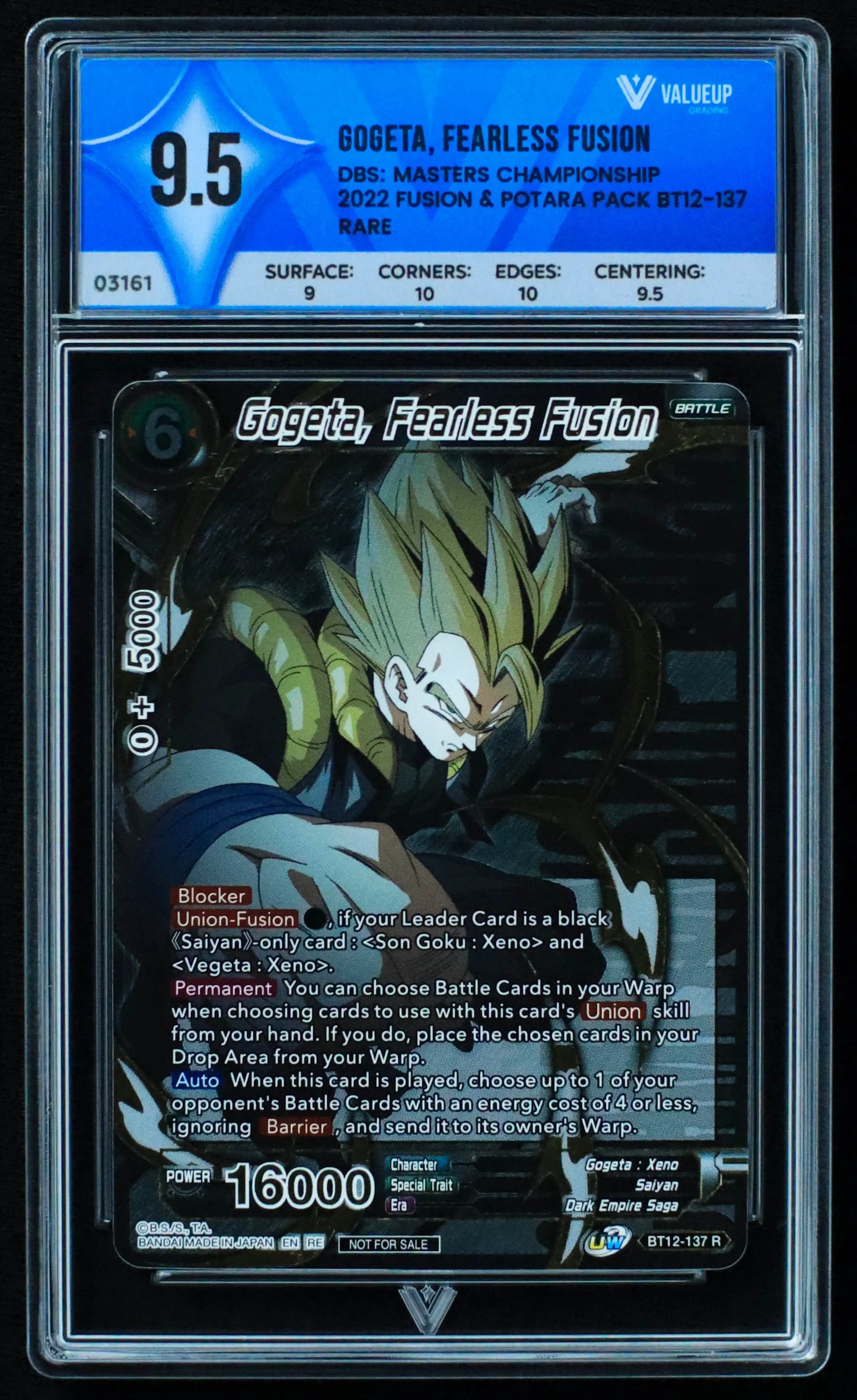 03161 GOGETA, FEARLESS FUSION - ValueUp