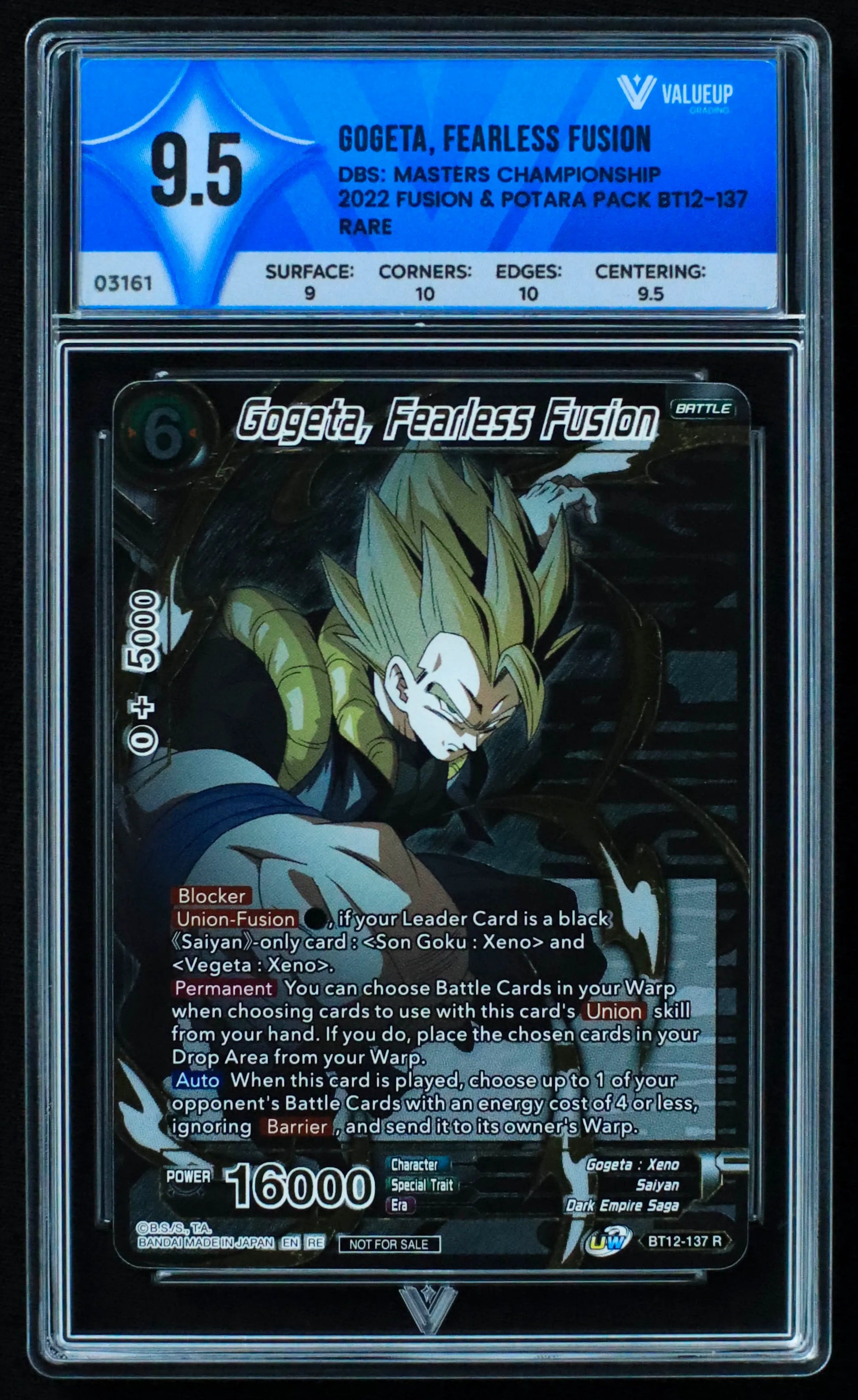 03161 GOGETA, FEARLESS FUSION - ValueUp