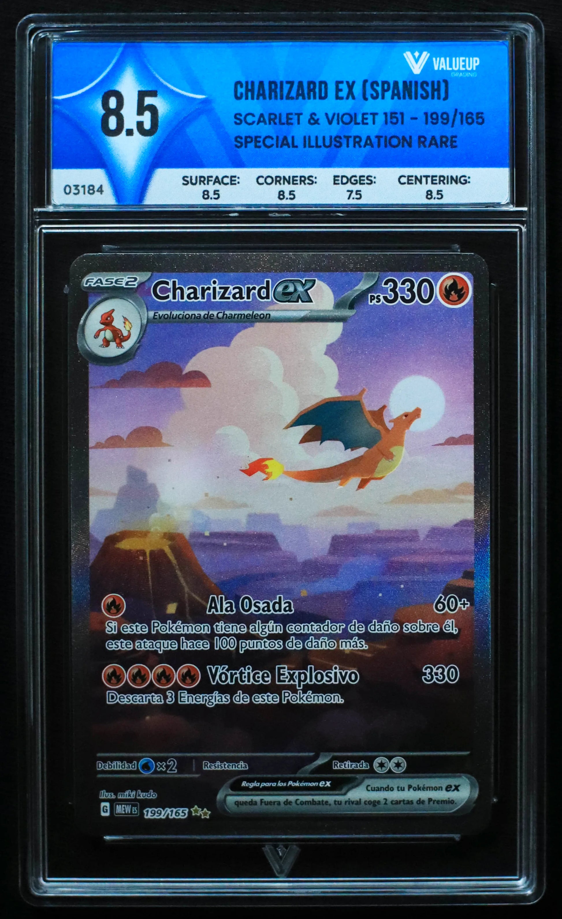 03184 CHARIZARD EX (SPANISH) - ValueUp