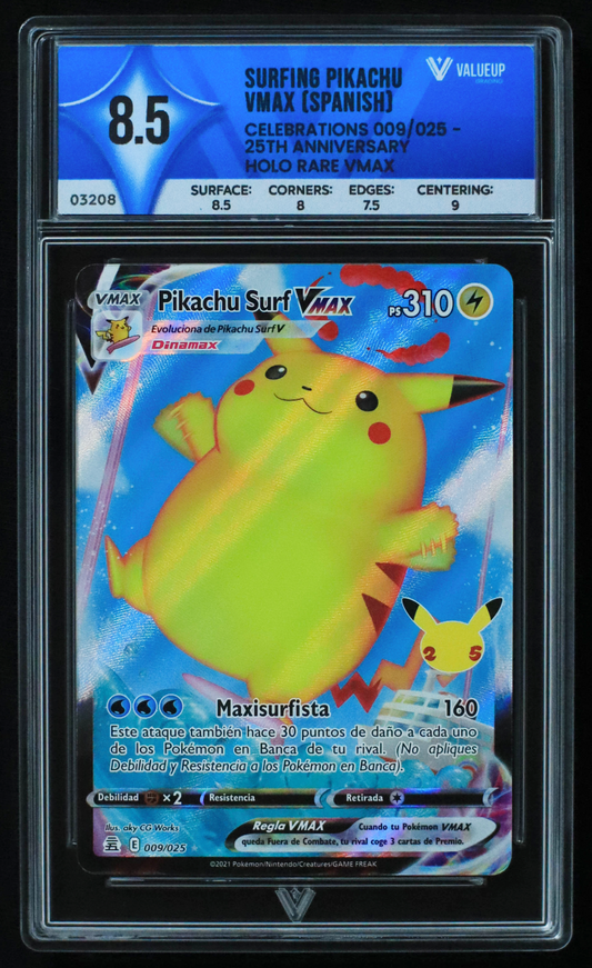 03208 SURFING PIKACHU VMAX (SPANISH)