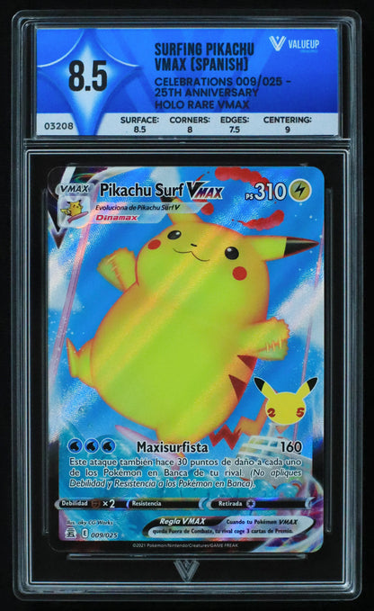 03208 SURFING PIKACHU VMAX (SPANISH) - ValueUp