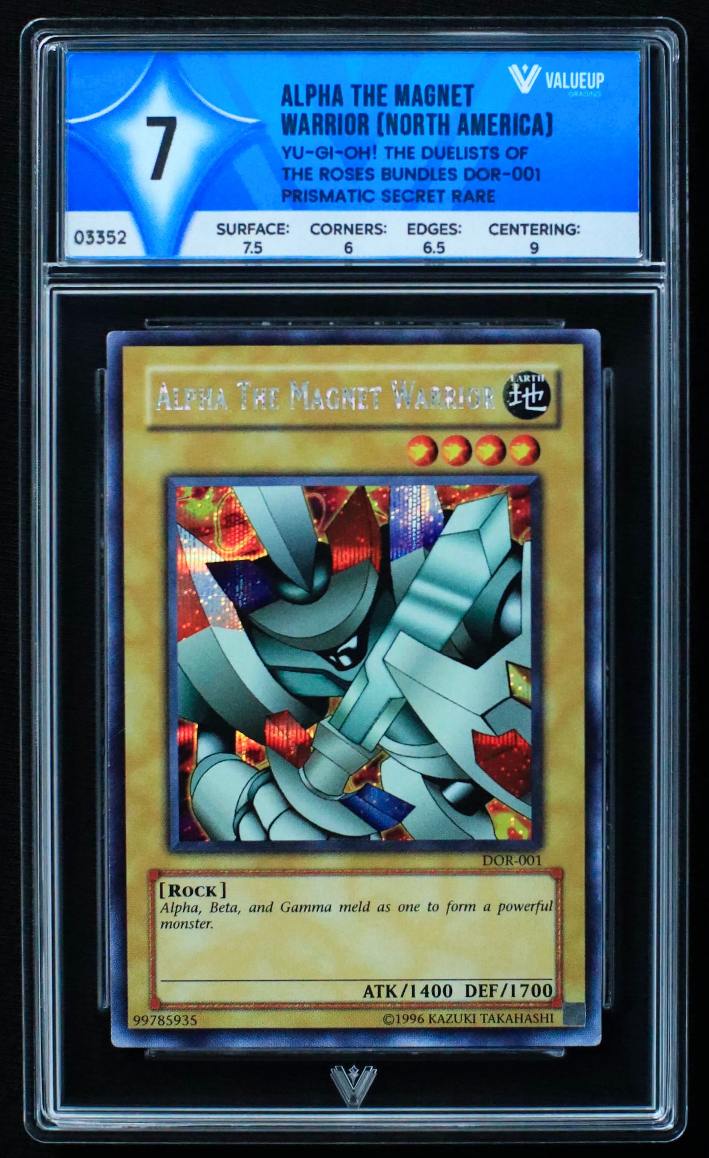 03352 ALPHA THE MAGNET WARRIOR (NORTH AMERICA) - ValueUp