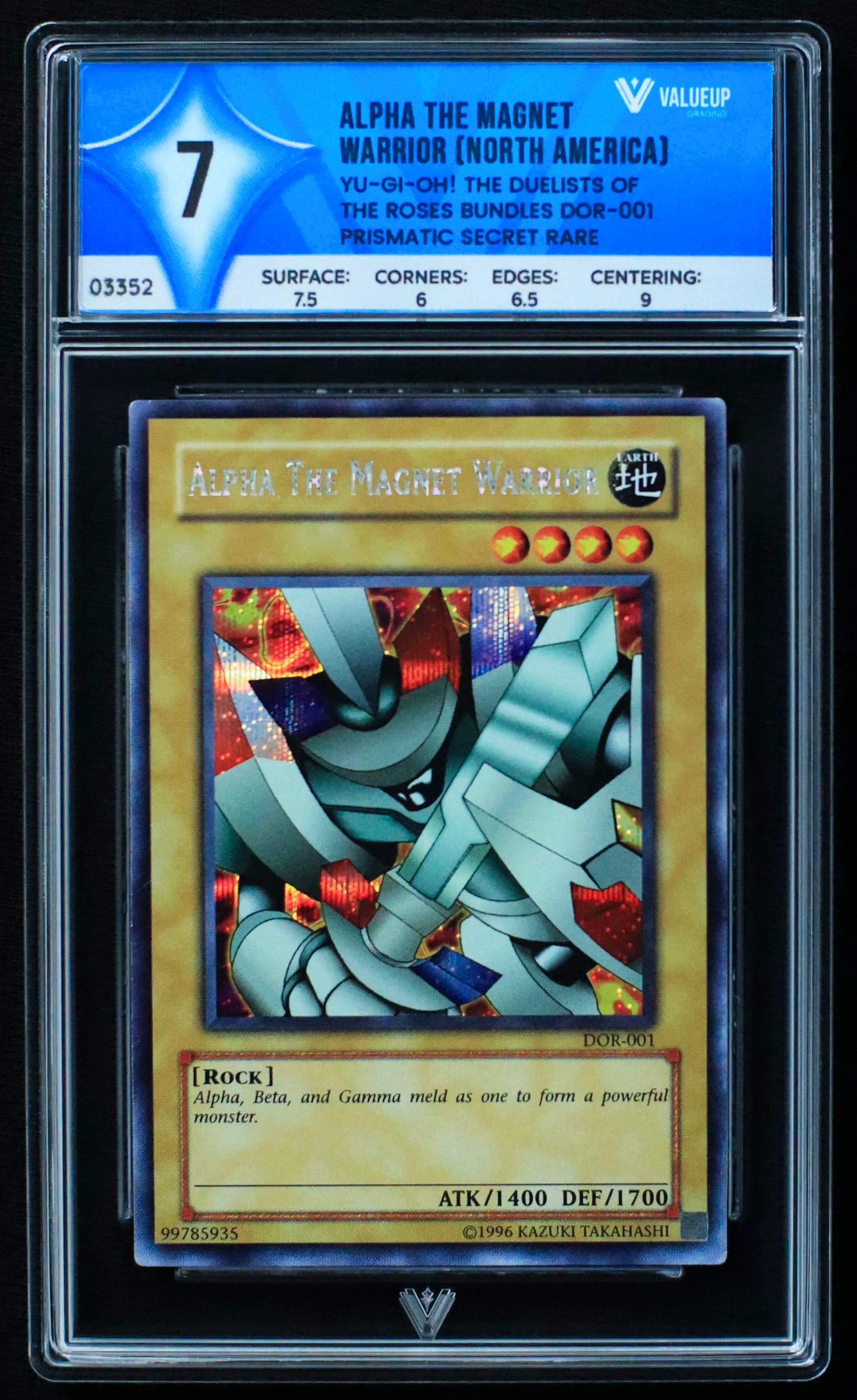 03352 ALPHA THE MAGNET WARRIOR (NORTH AMERICA) - ValueUp