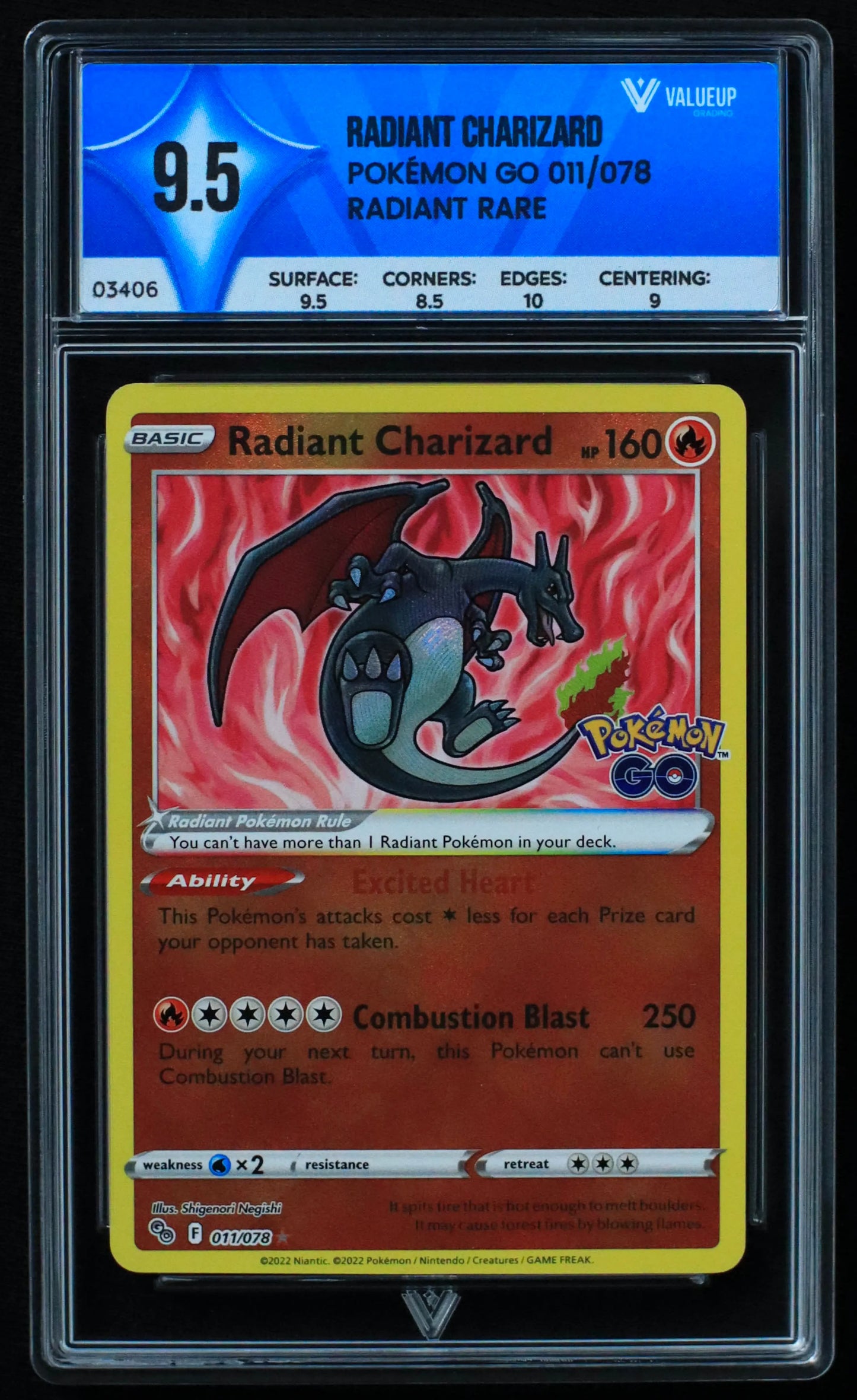 03406 RADIANT CHARIZARD - ValueUp