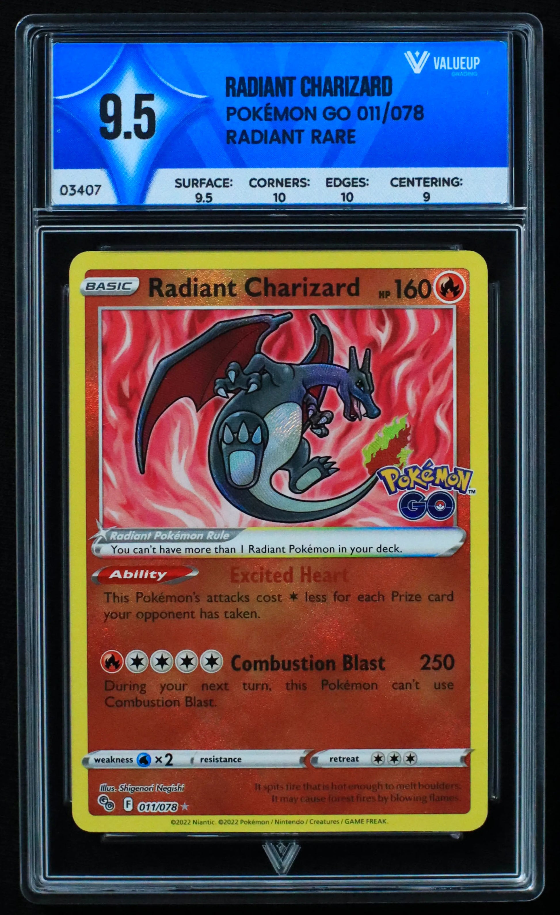 03407 RADIANT CHARIZARD - ValueUp
