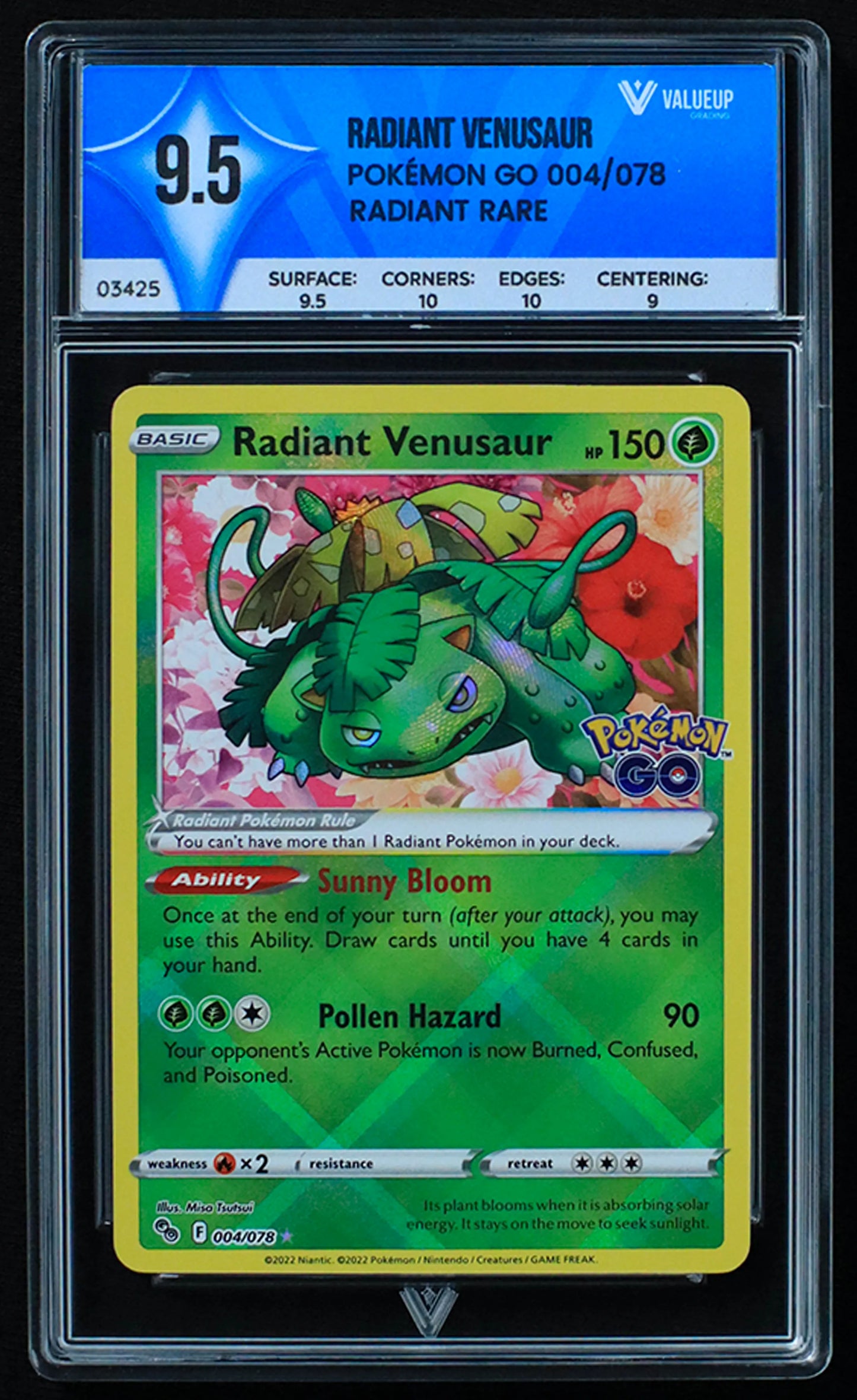 03425 RADIANT VENUSAUR - ValueUp