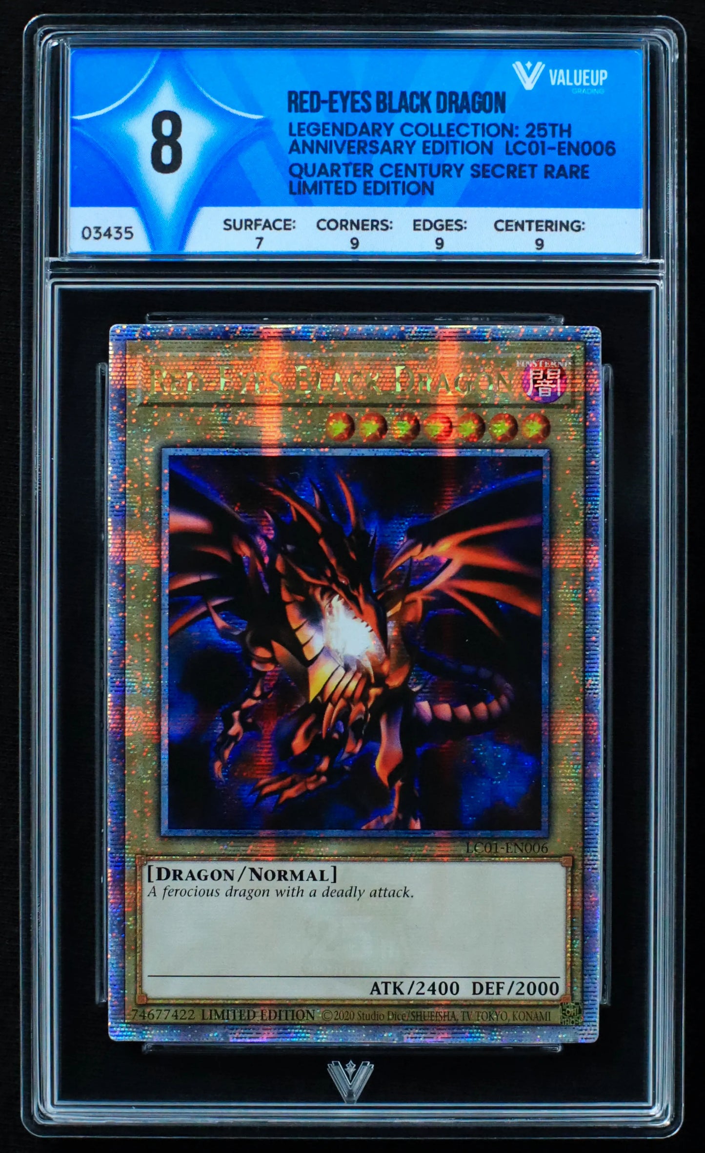 03435 RED - EYES BLACK DRAGON - ValueUp