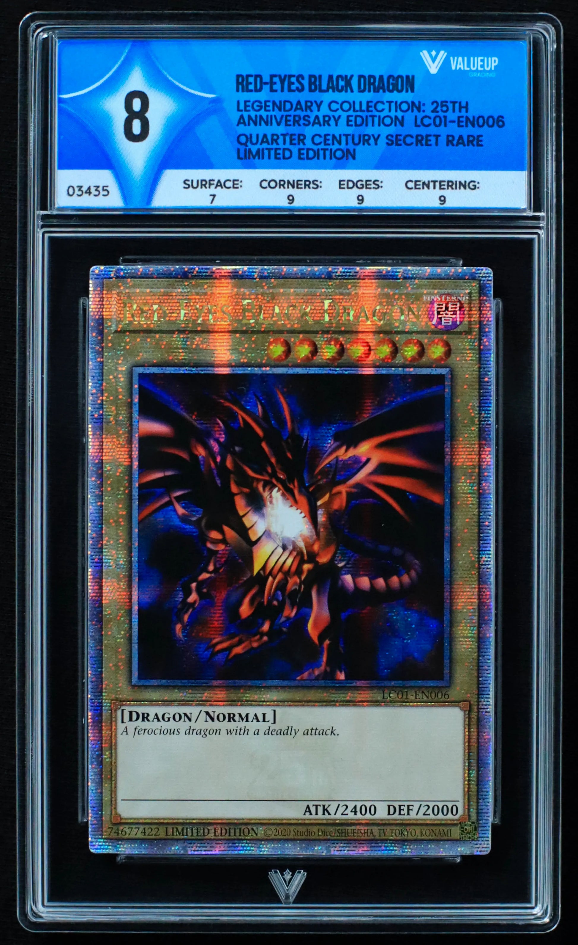 03435 RED - EYES BLACK DRAGON - ValueUp