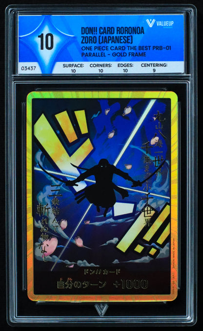 03437 DON!! CARD RORONOA ZORO (JAPANESE) - ValueUp