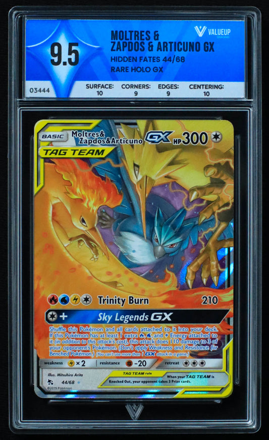 03444 MOLTRES & ZAPDOS & ARTICUNO GX - ValueUp