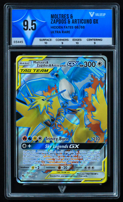 03445 MOLTRES & ZAPDOS & ARTICUNO GX - ValueUp
