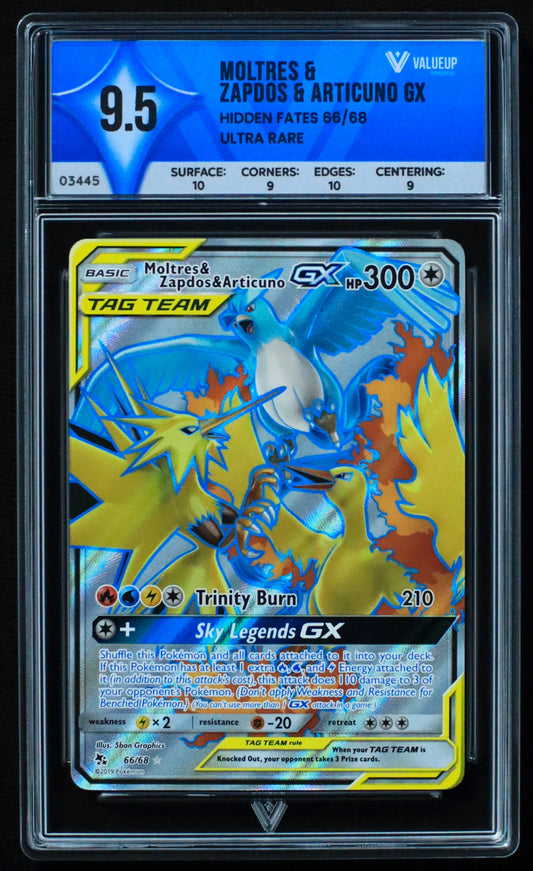 03445 MOLTRES & ZAPDOS & ARTICUNO GX - ValueUp