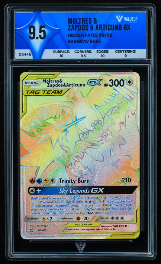 03446 MOLTRES & ZAPDOS & ARTICUNO GX - ValueUp