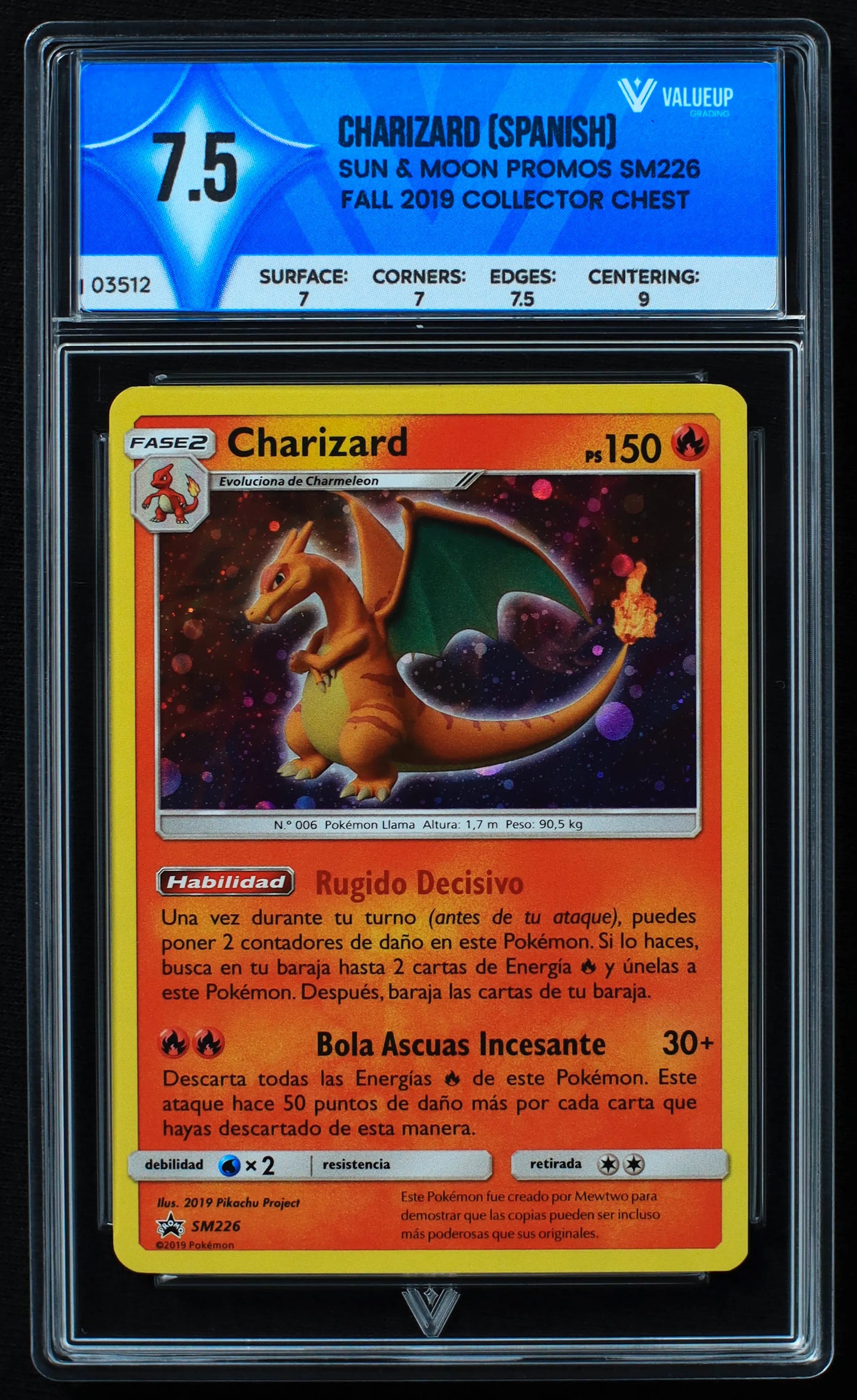 03512 CHARIZARD (SPANISH) - ValueUp