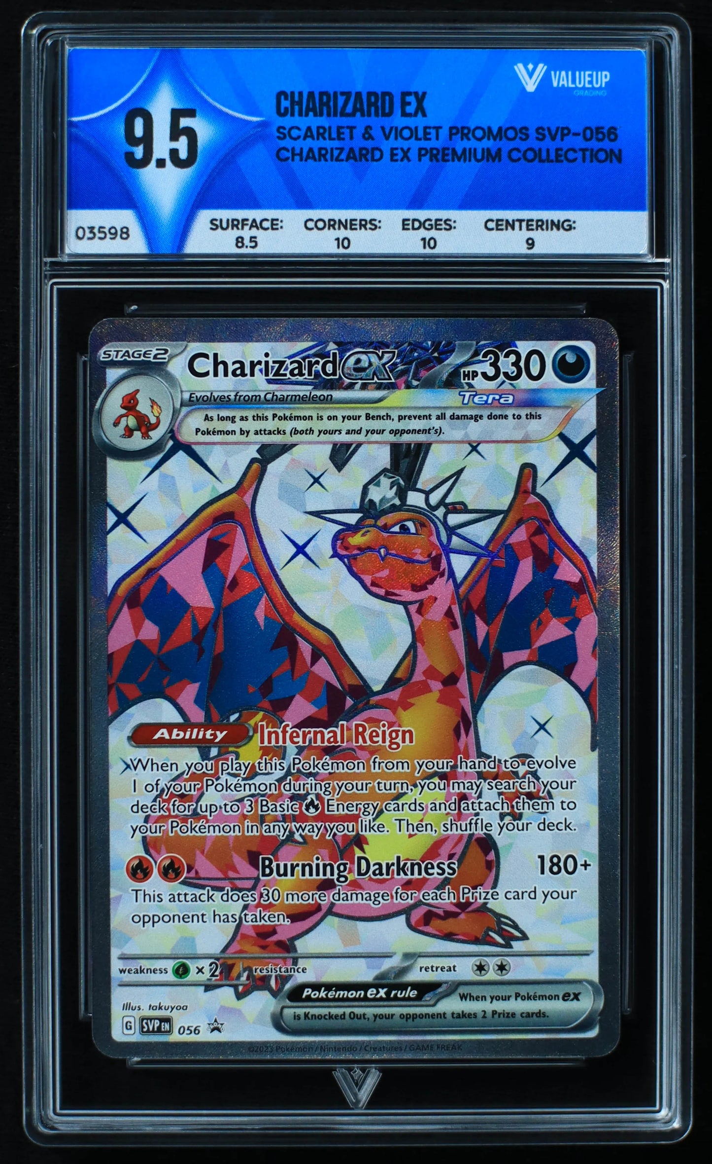 03598 CHARIZARD EX Grading Card