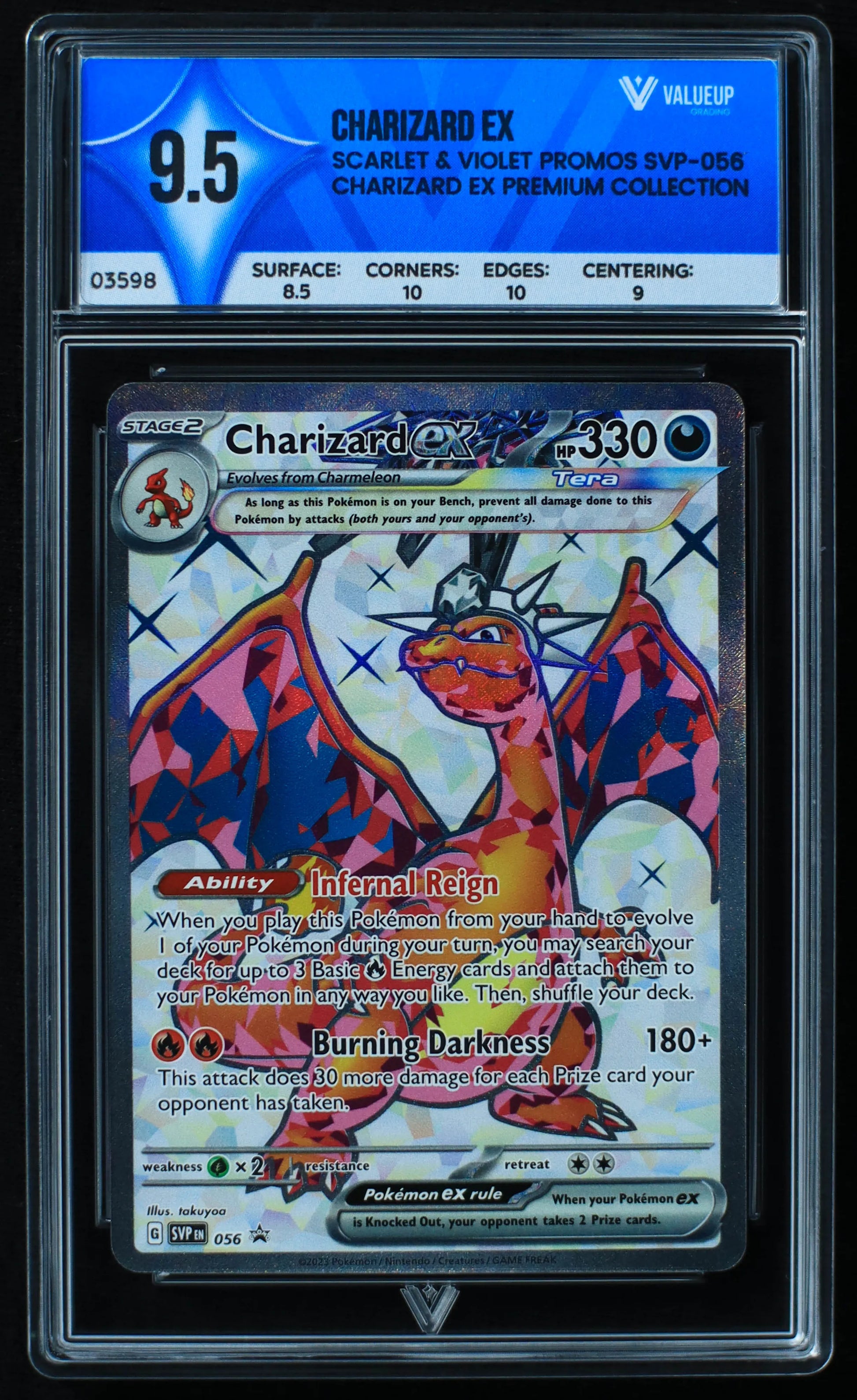 03598 CHARIZARD EX Grading Card