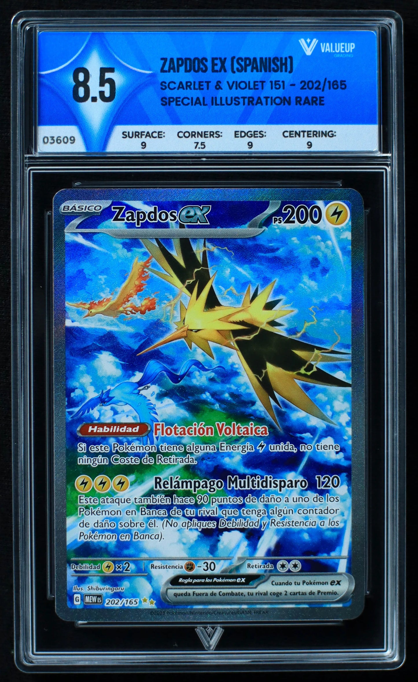 03609 ZAPDOS EX (SPANISH) - ValueUp