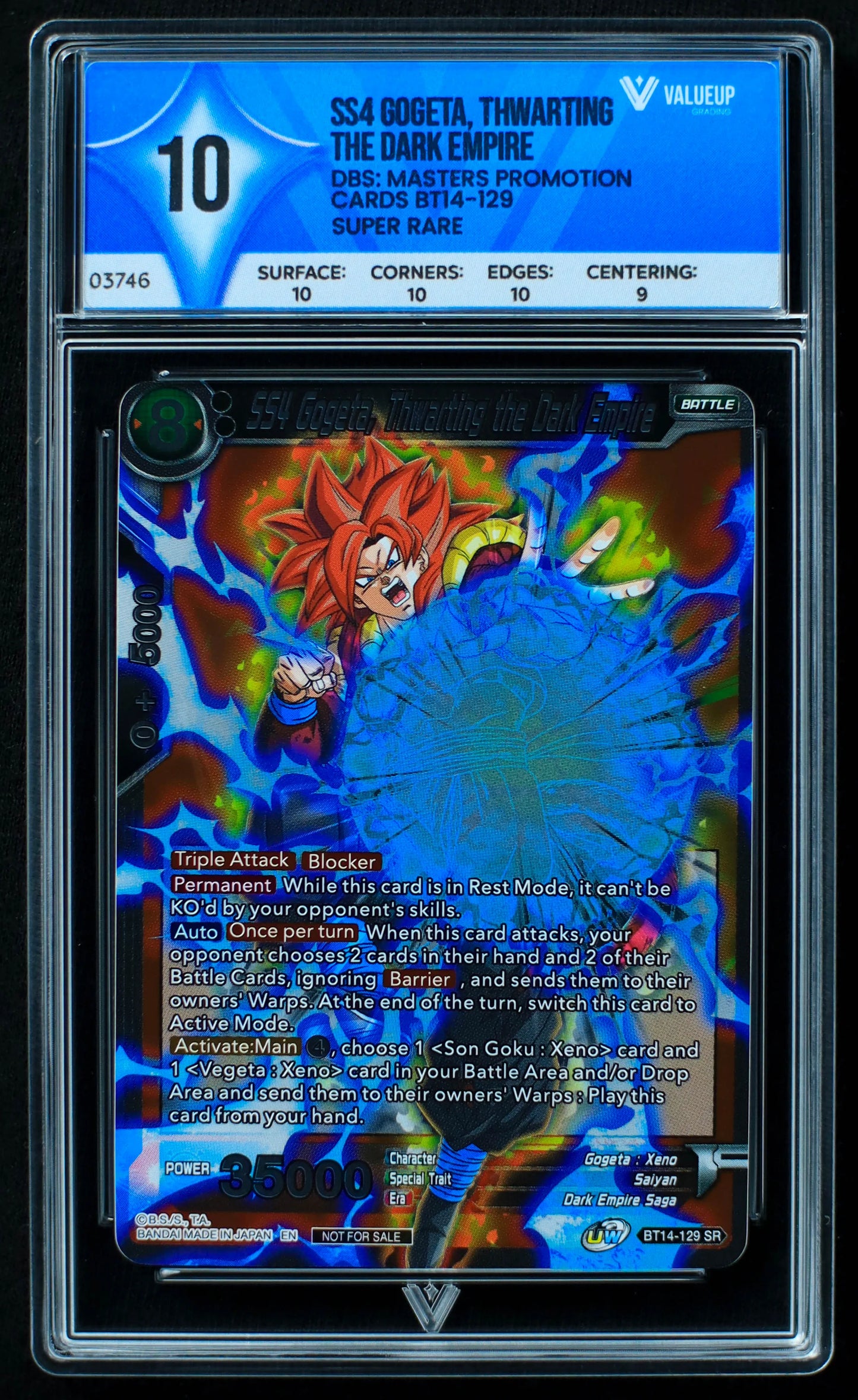 03746 SS4 GOGETA, THWARTING THE DARK EMPIRE - ValueUp