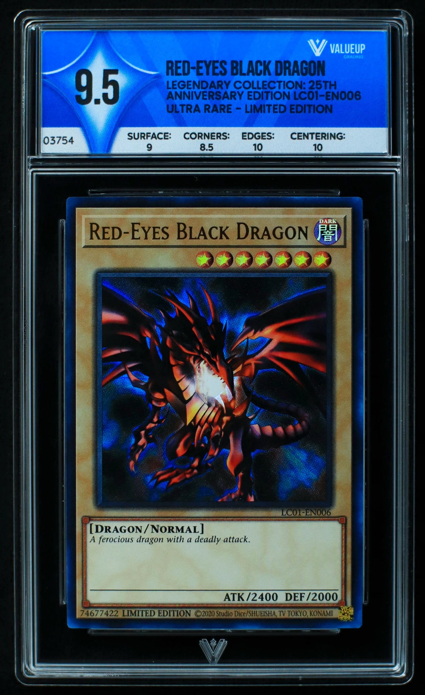 03754 RED - EYES BLACK DRAGON - ValueUp
