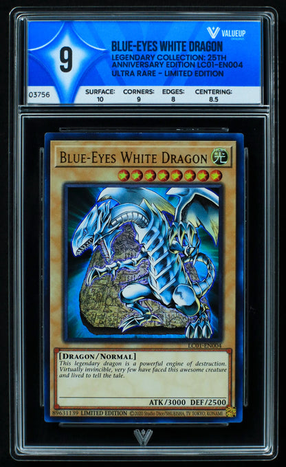 03756 BLUE - EYES WHITE DRAGON - ValueUp