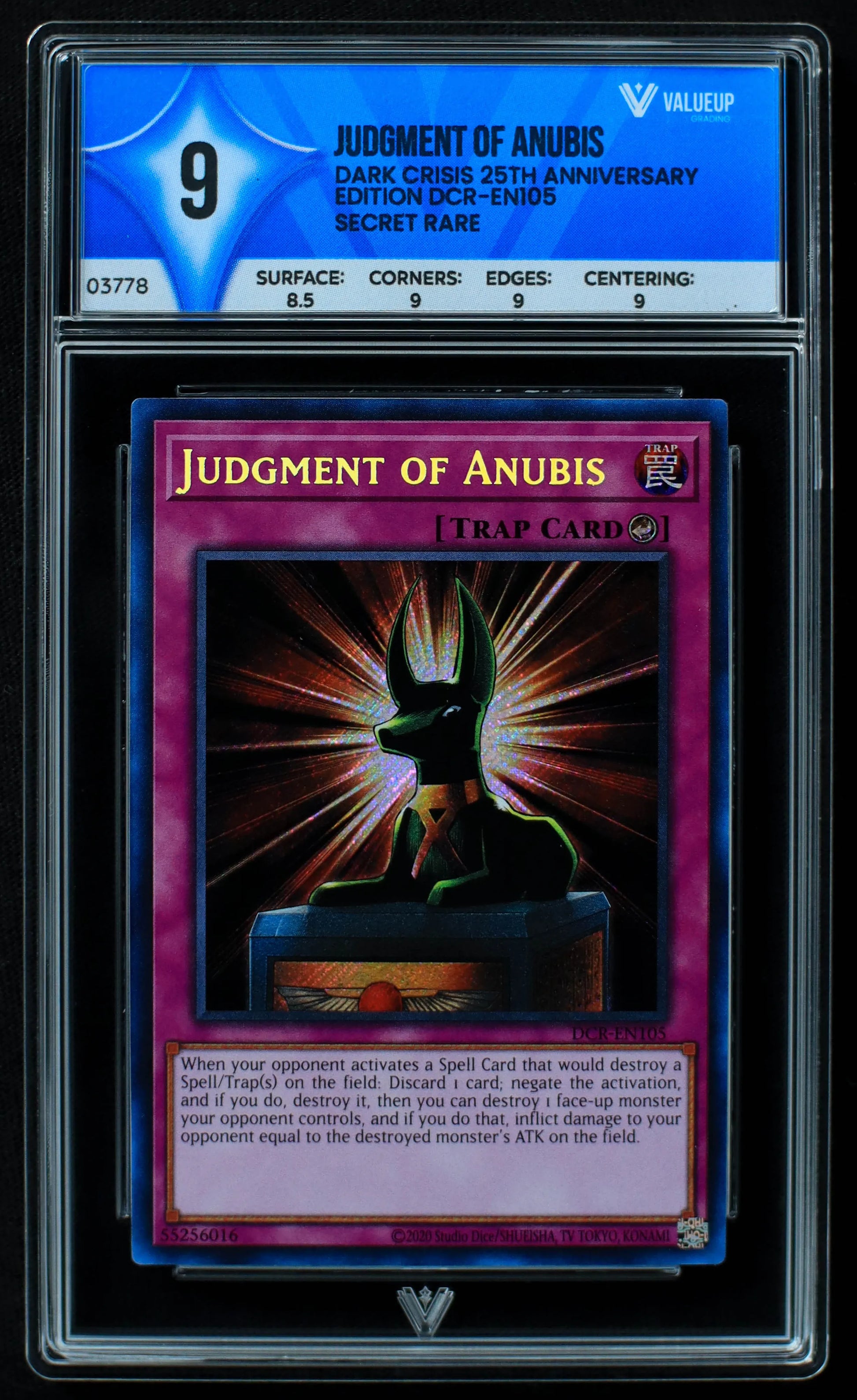 03778 JUDGMENT OF ANUBIS - ValueUp