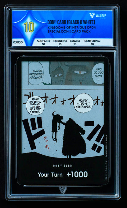 03830 DON!! CARD (BLACK & WHITE) - ValueUp