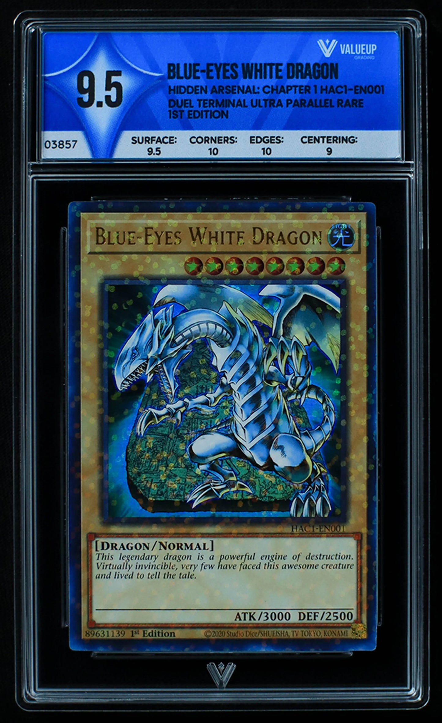 03857 BLUE - EYES WHITE DRAGON - ValueUp