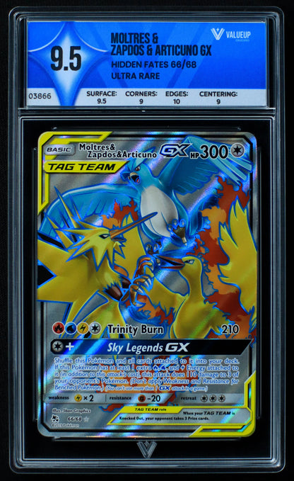 03866 MOLTRES & ZAPDOS & ARTICUNO GX - ValueUp