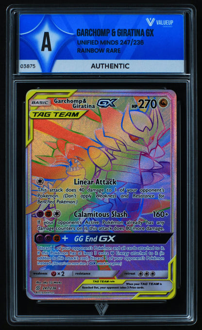 03875 GARCHOMP & GIRATINA GX - ValueUp
