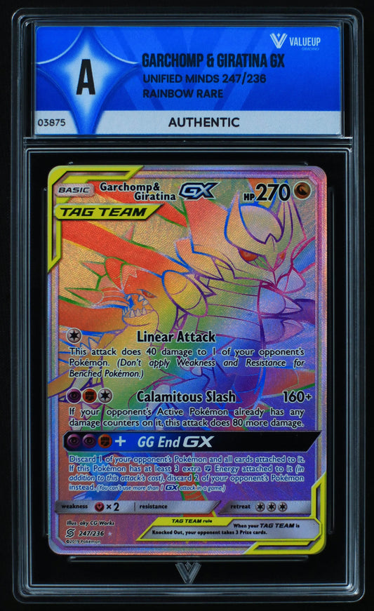 03875 GARCHOMP & GIRATINA GX - ValueUp
