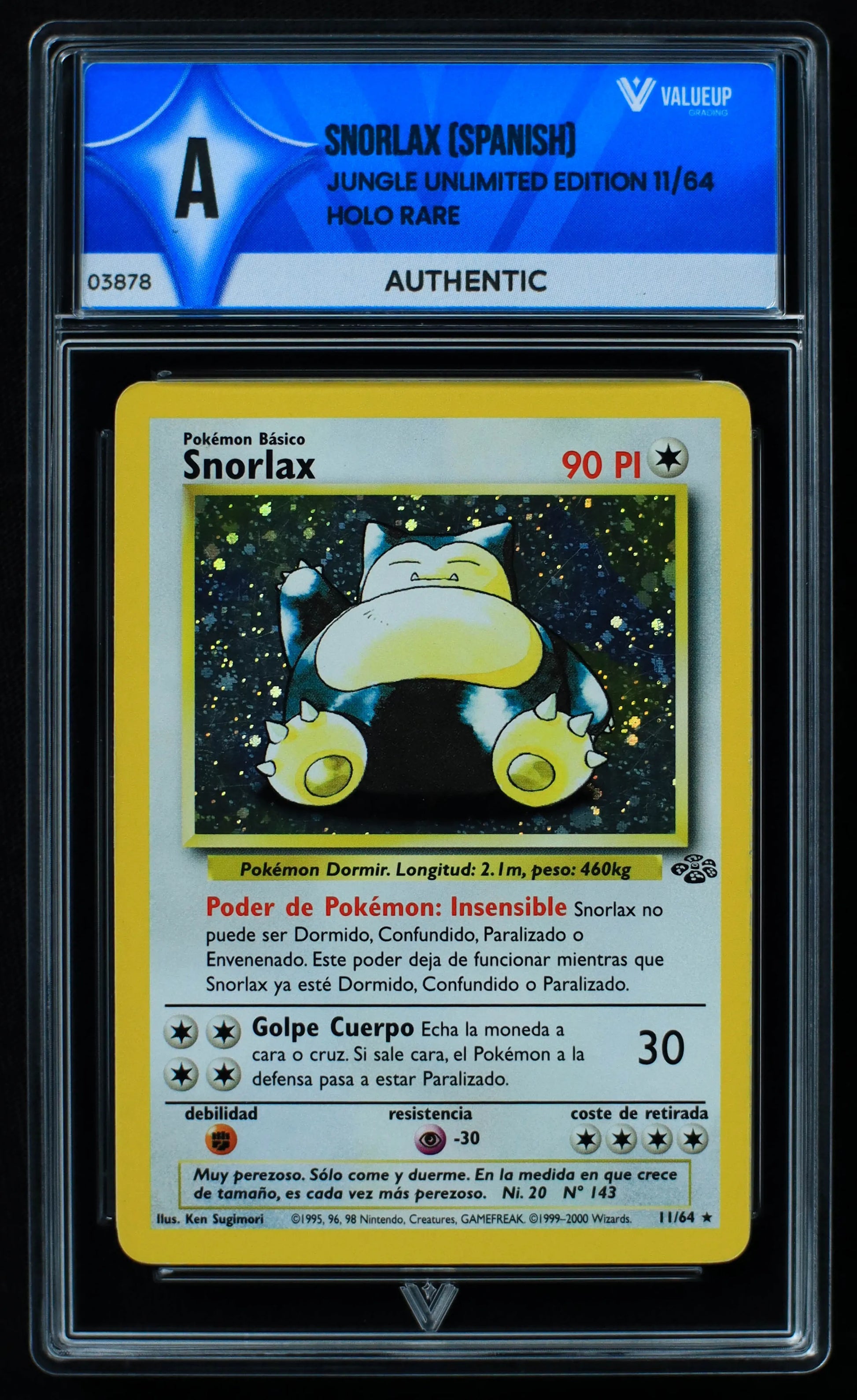 03878 SNORLAX (SPANISH) - ValueUp