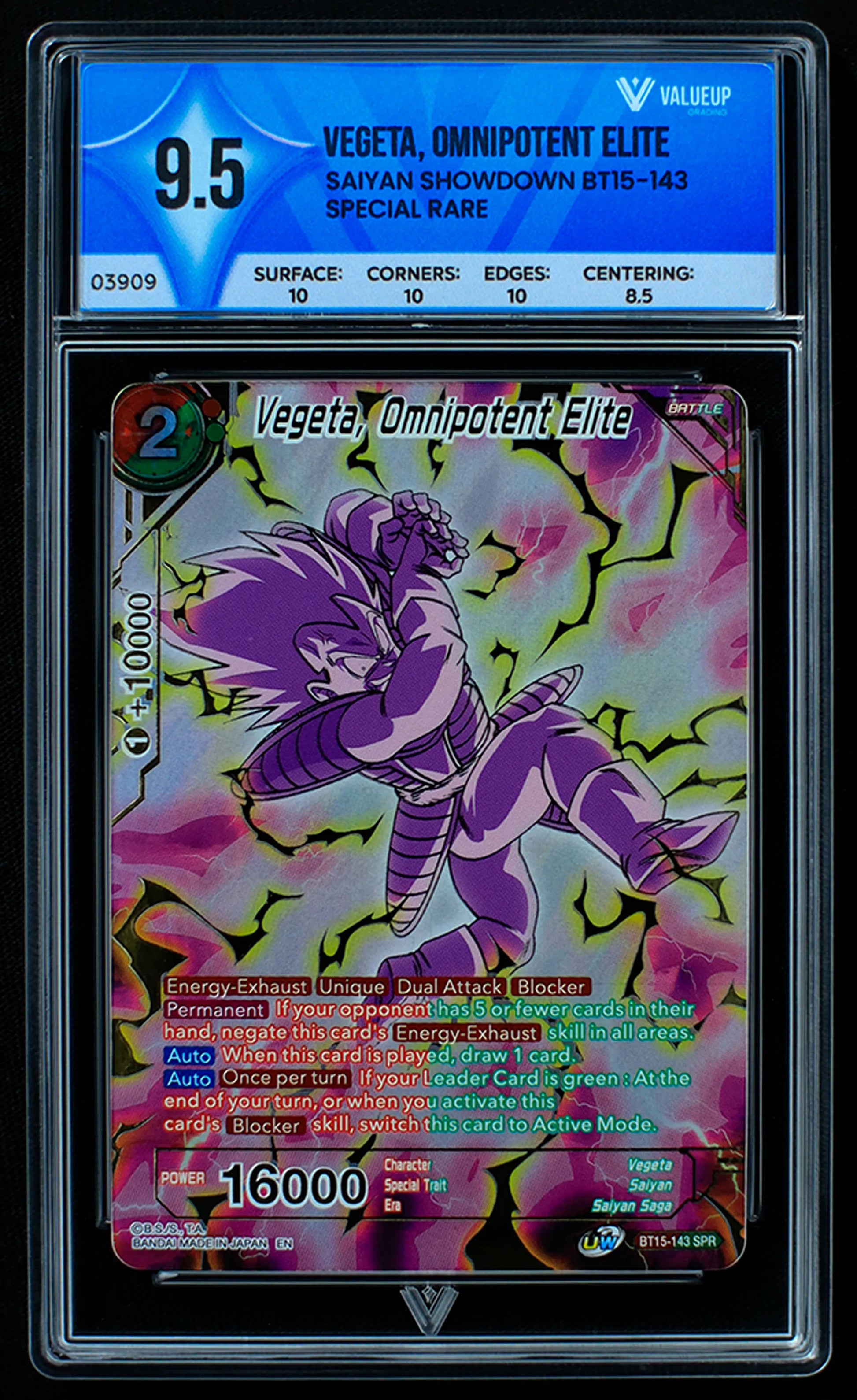 03909 VEGETA, OMNIPOTENT ELITE - ValueUp