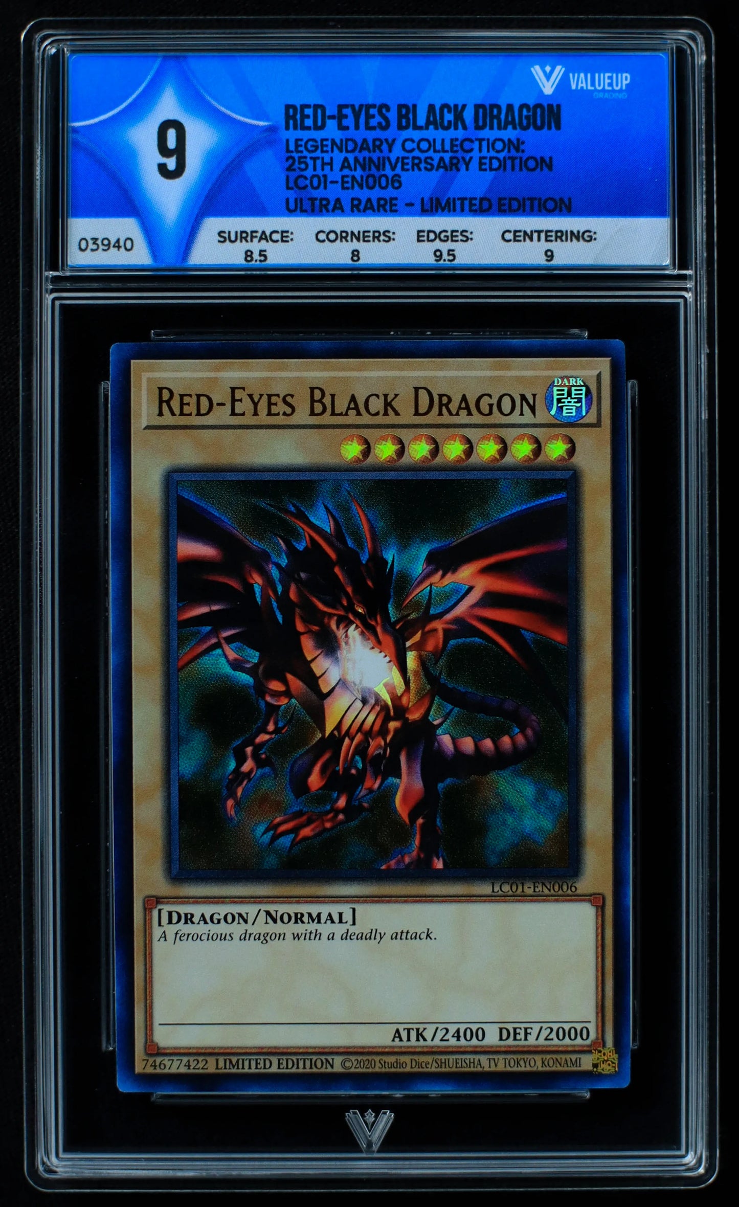 03940 RED - EYES BLACK DRAGON - ValueUp
