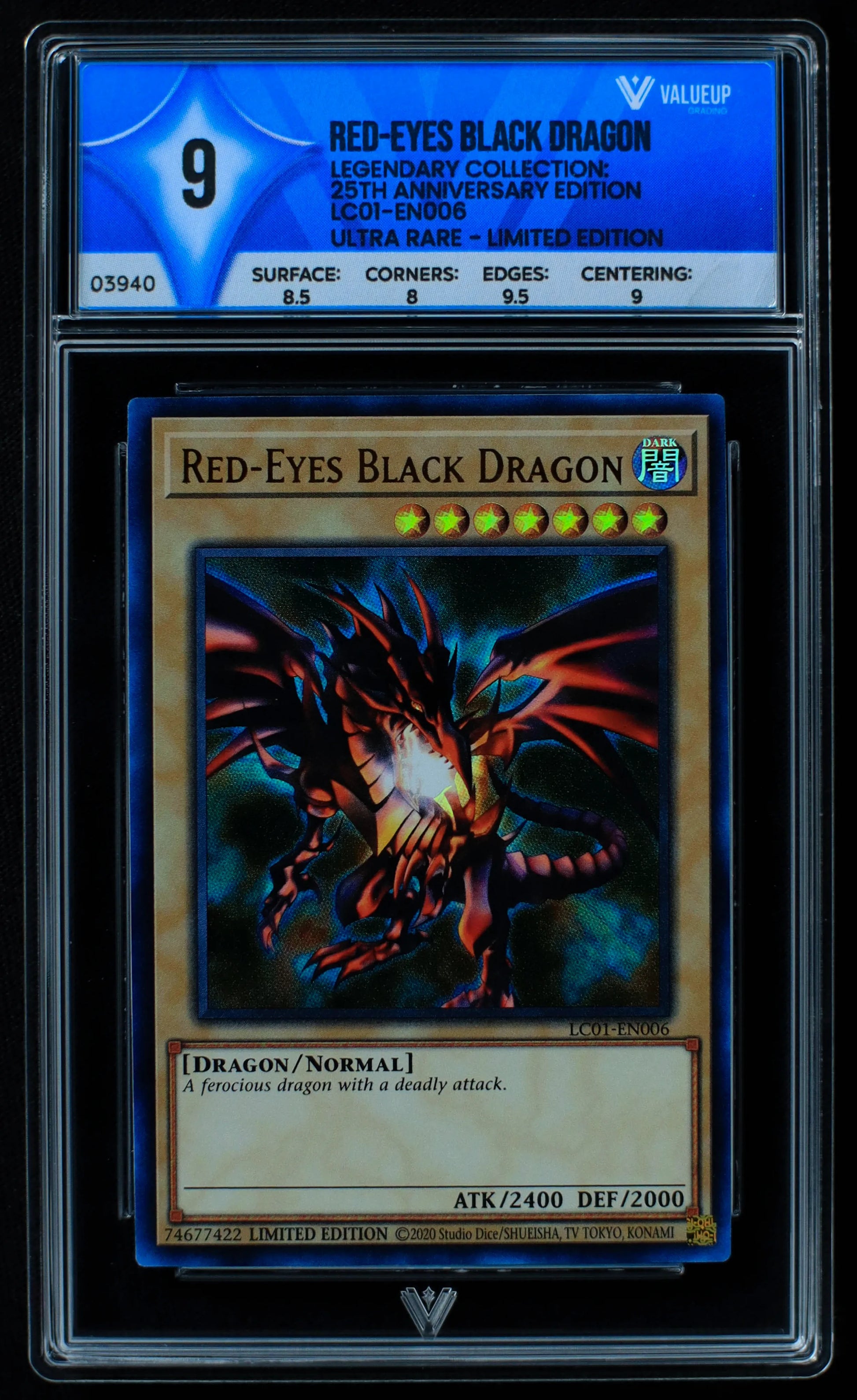 03940 RED - EYES BLACK DRAGON - ValueUp