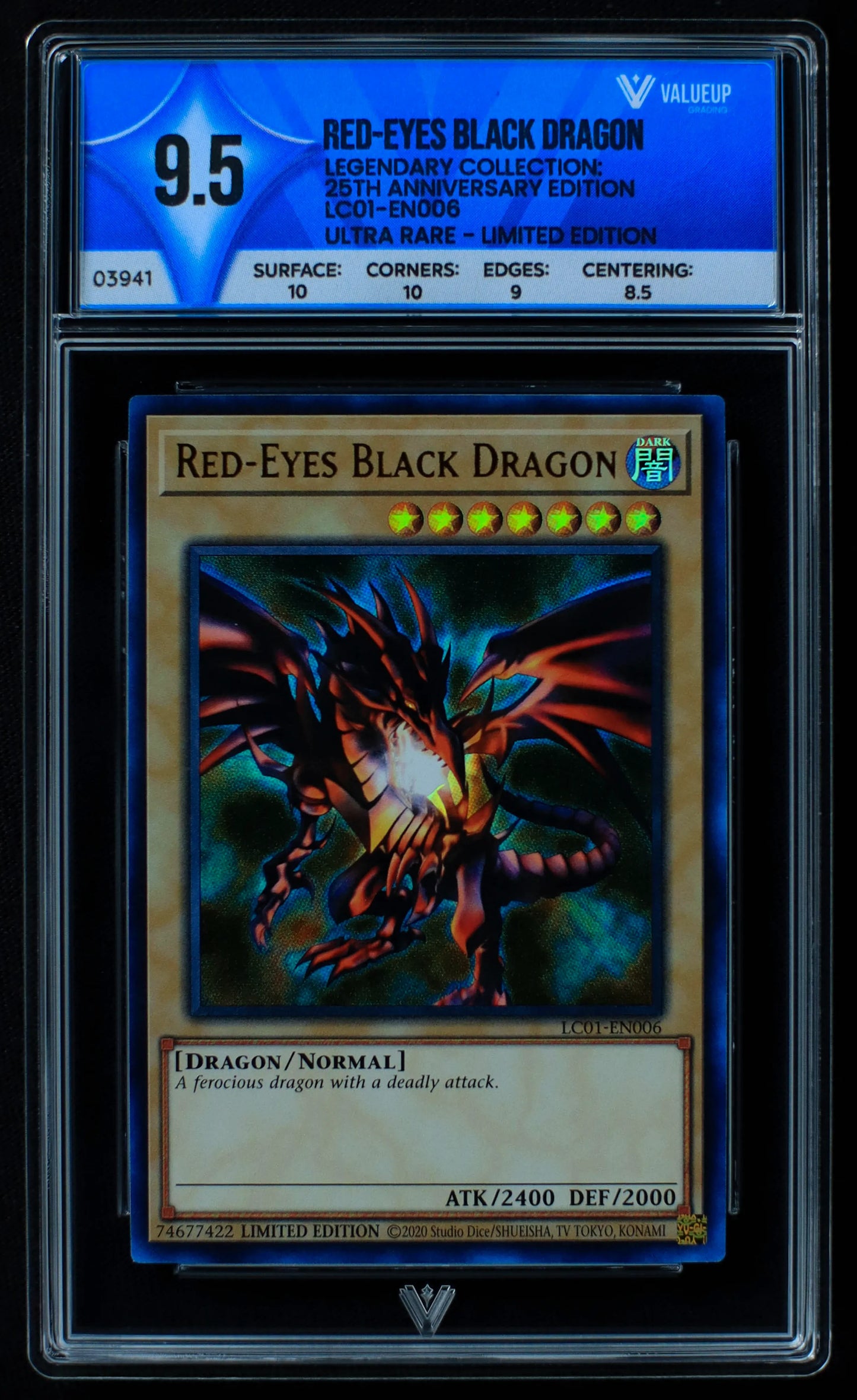 03941 RED - EYES BLACK DRAGON - ValueUp