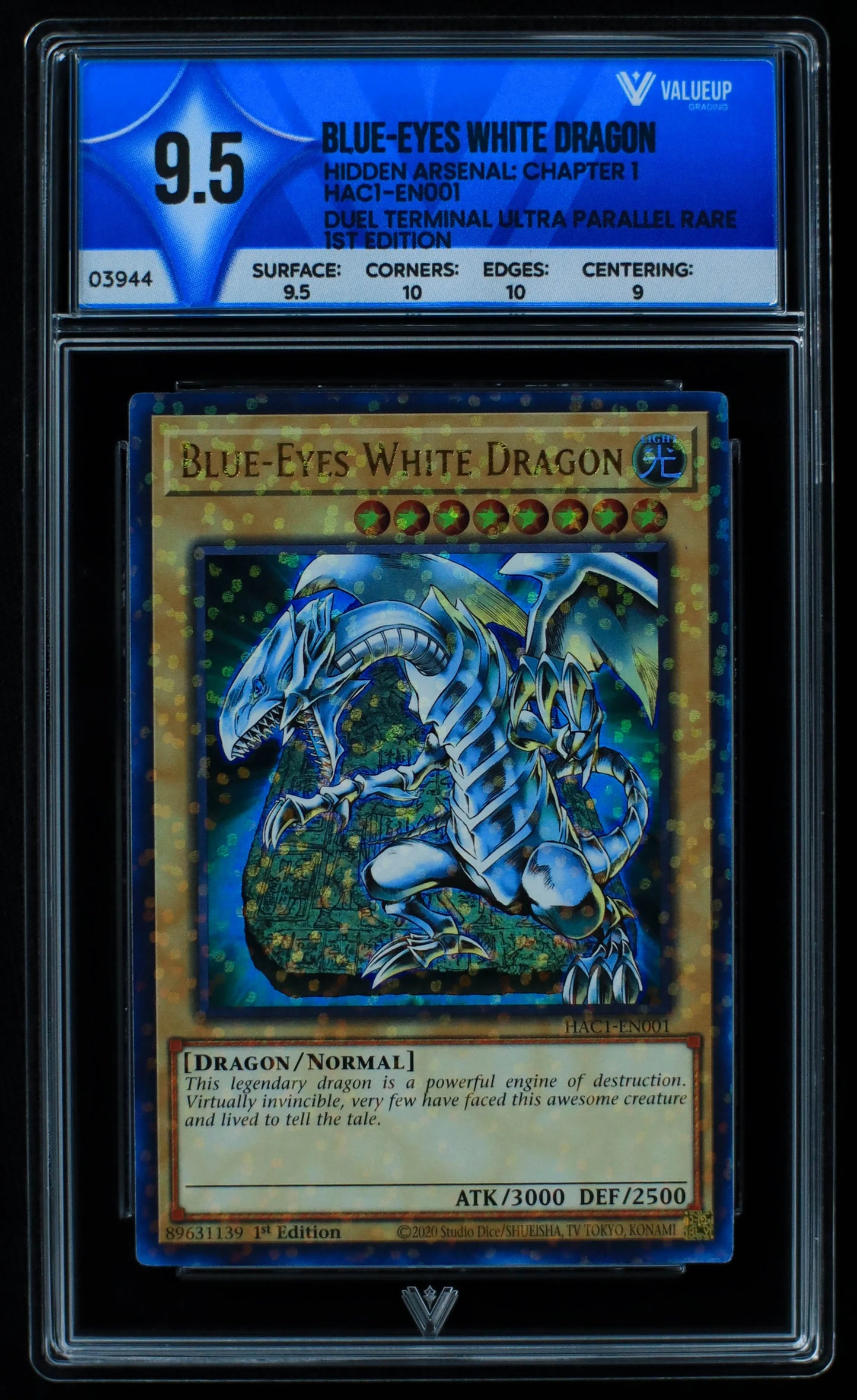 03944 BLUE - EYES WHITE DRAGON - ValueUp