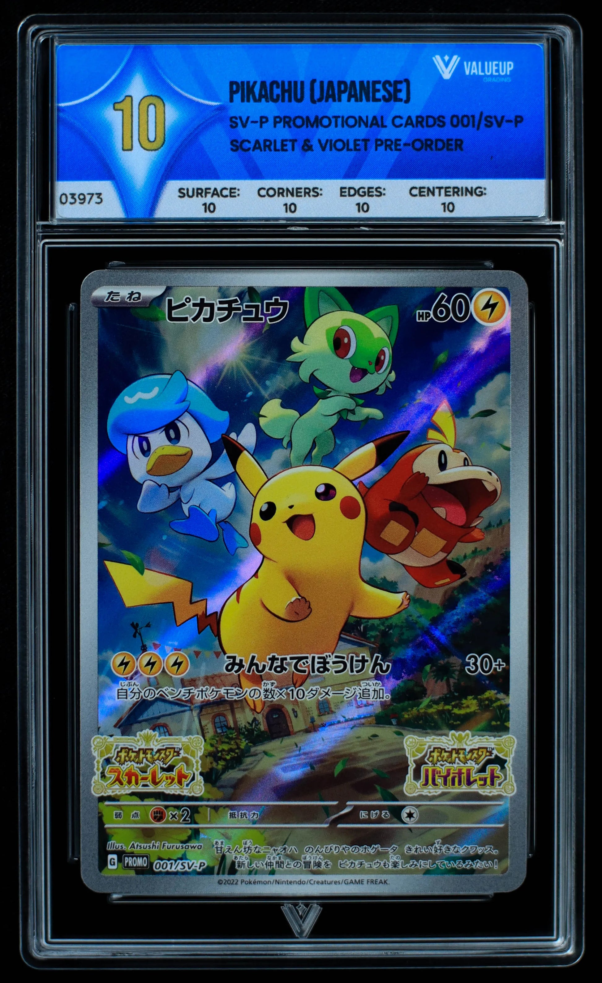 03973 PIKACHU (JAPANESE) - ValueUp