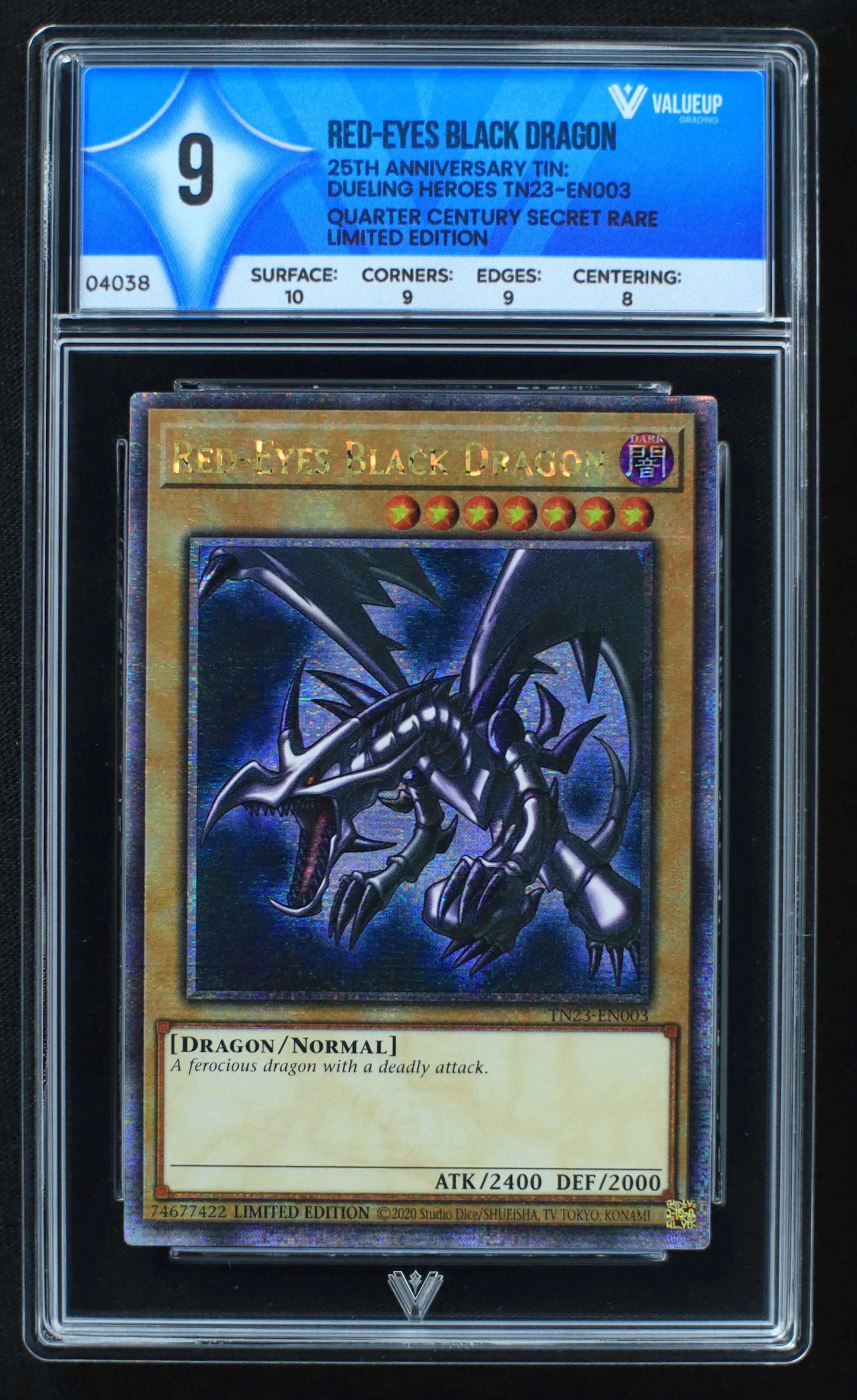 04038 RED - EYES BLACK DRAGON - ValueUp