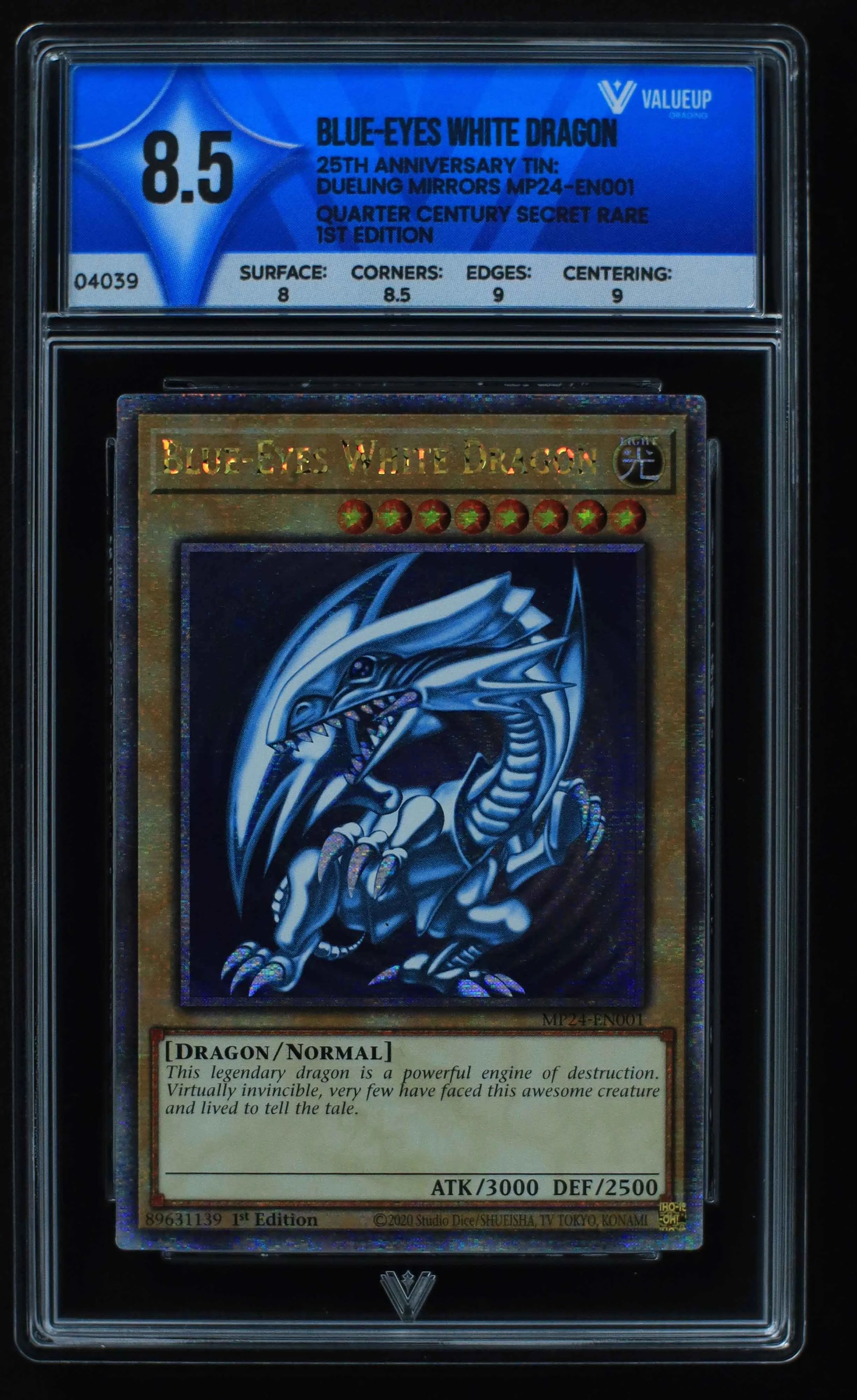 04039 BLUE - EYES WHITE DRAGON - ValueUp