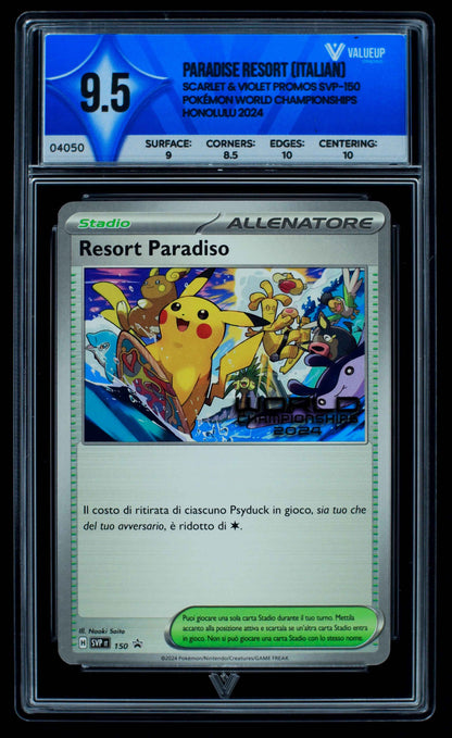 04050 PARADISE RESORT (ITALIAN) Grading Card