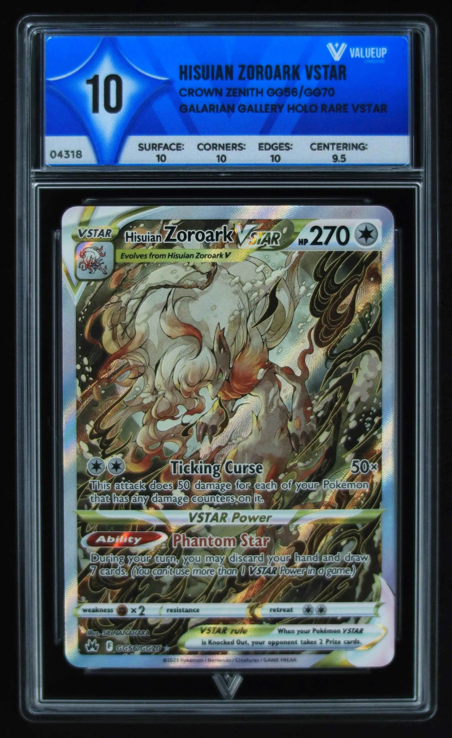 04318 HISUIAN ZOROARK VSTAR - ValueUp