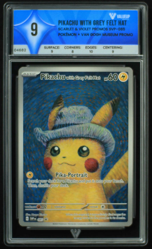 04682 PIKACHU WITH GREY FELT HAT - ValueUp