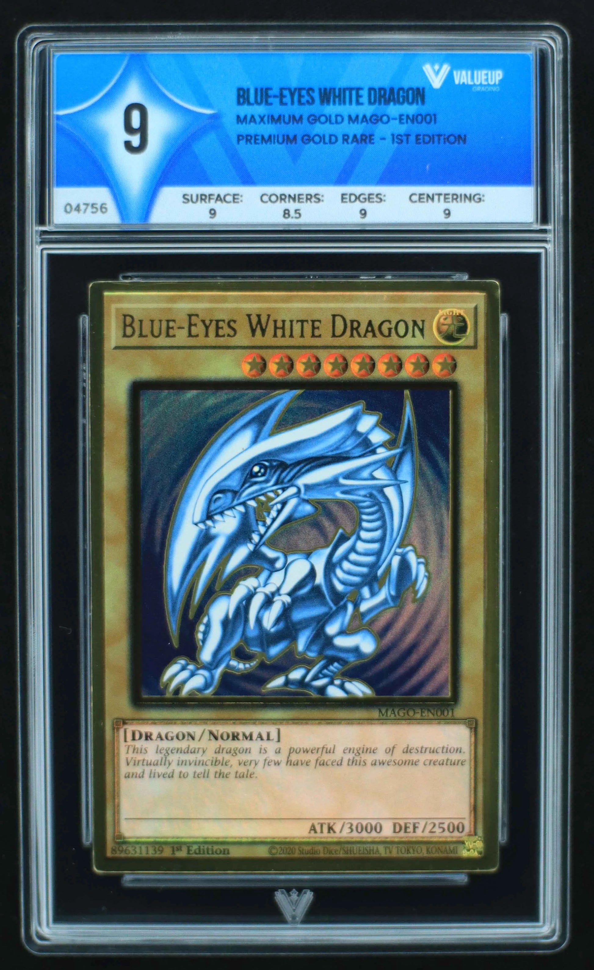 04756 BLUE - EYES WHITE DRAGON - ValueUp