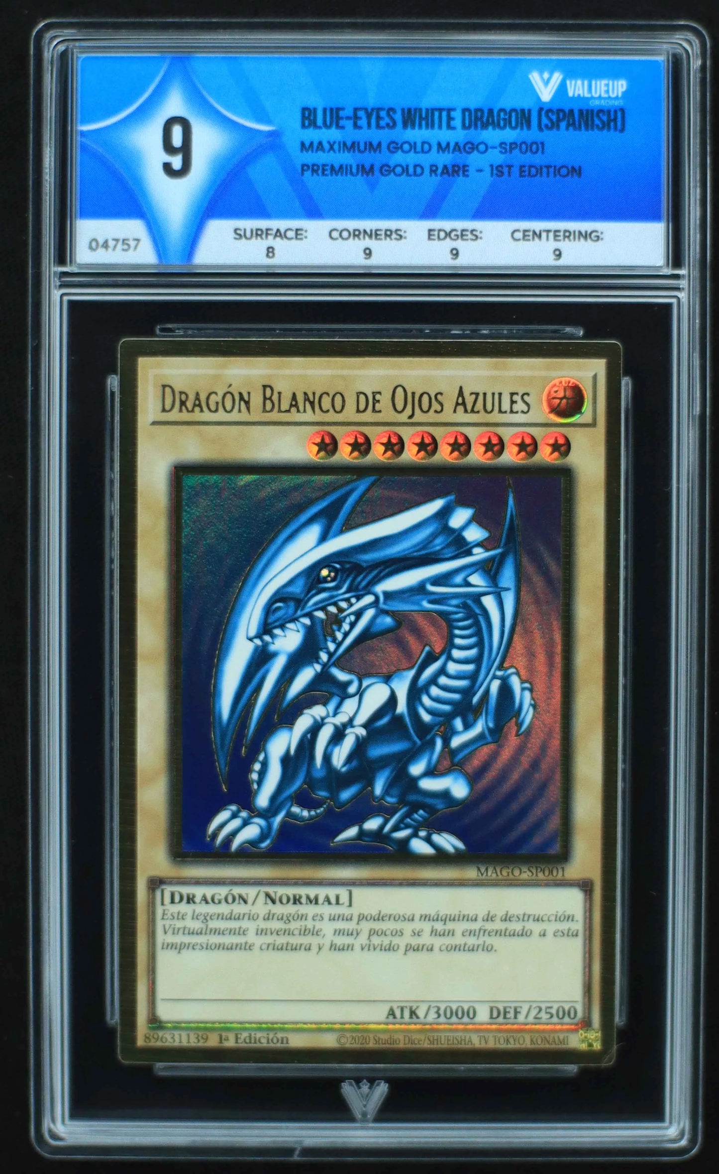 04757 BLUE - EYES WHITE DRAGON (SPANISH) - ValueUp